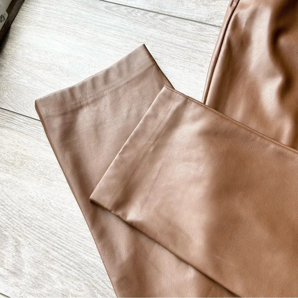 Oak + Fort VEGAN LEATHER PANT Slim Fit Pants - Picture 8 of 13